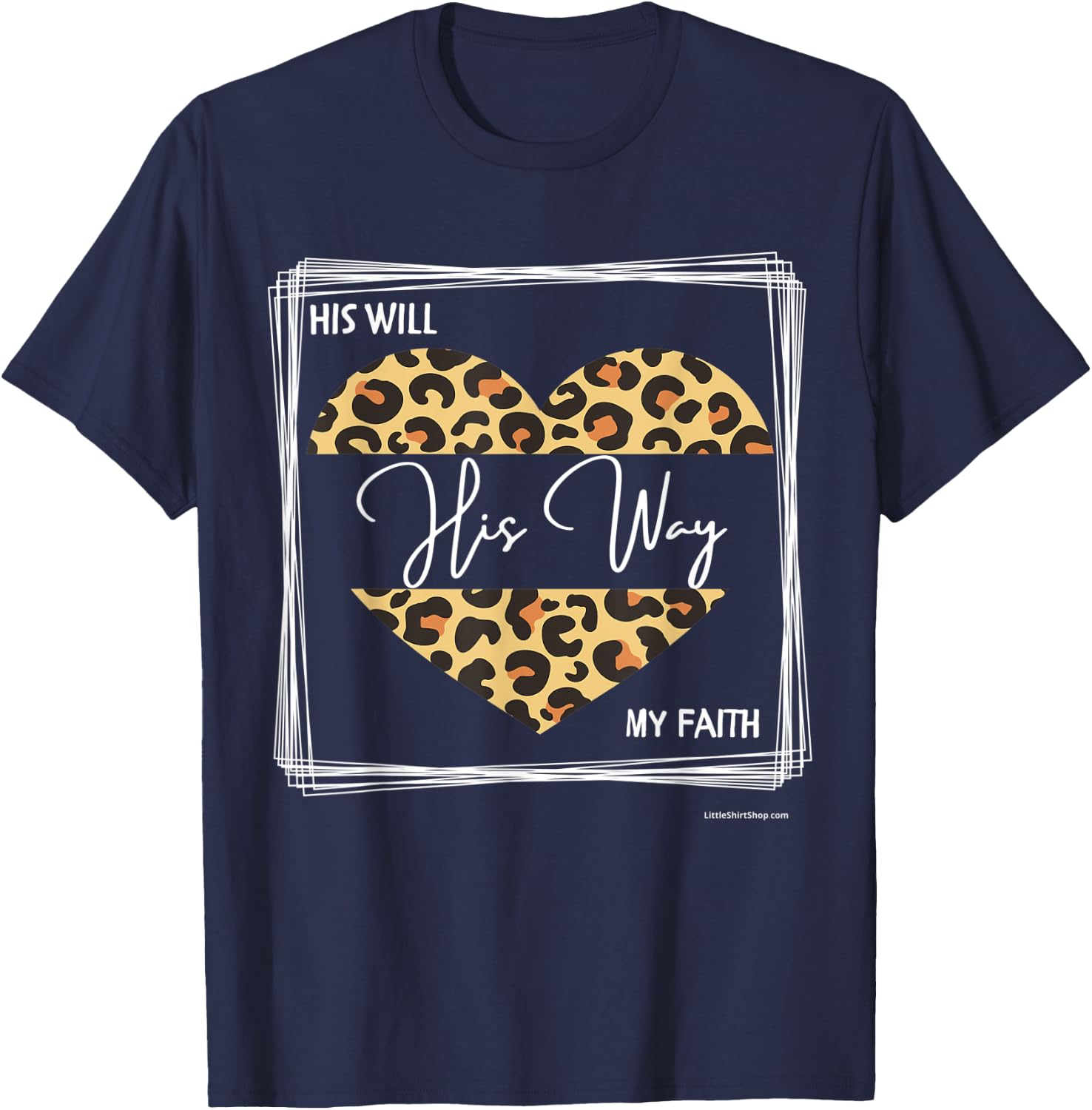 My Faith. Christian Church God Jesus Bible Verse T-Shirt - T-Shirt | Navy
