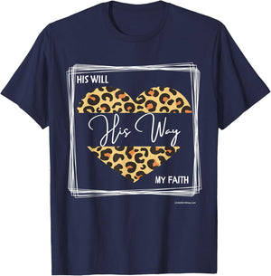 My Faith. Christian Church God Jesus Bible Verse T-Shirt - T-Shirt | Navy