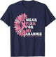 I Wear Pink For My Grammie Breast Cancer Awareness Warrior T-Shirt - T-Shirt | Navy