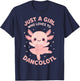 Just A Girl Who Loves To Dancolotl T-Shirt - T-Shirt | Navy