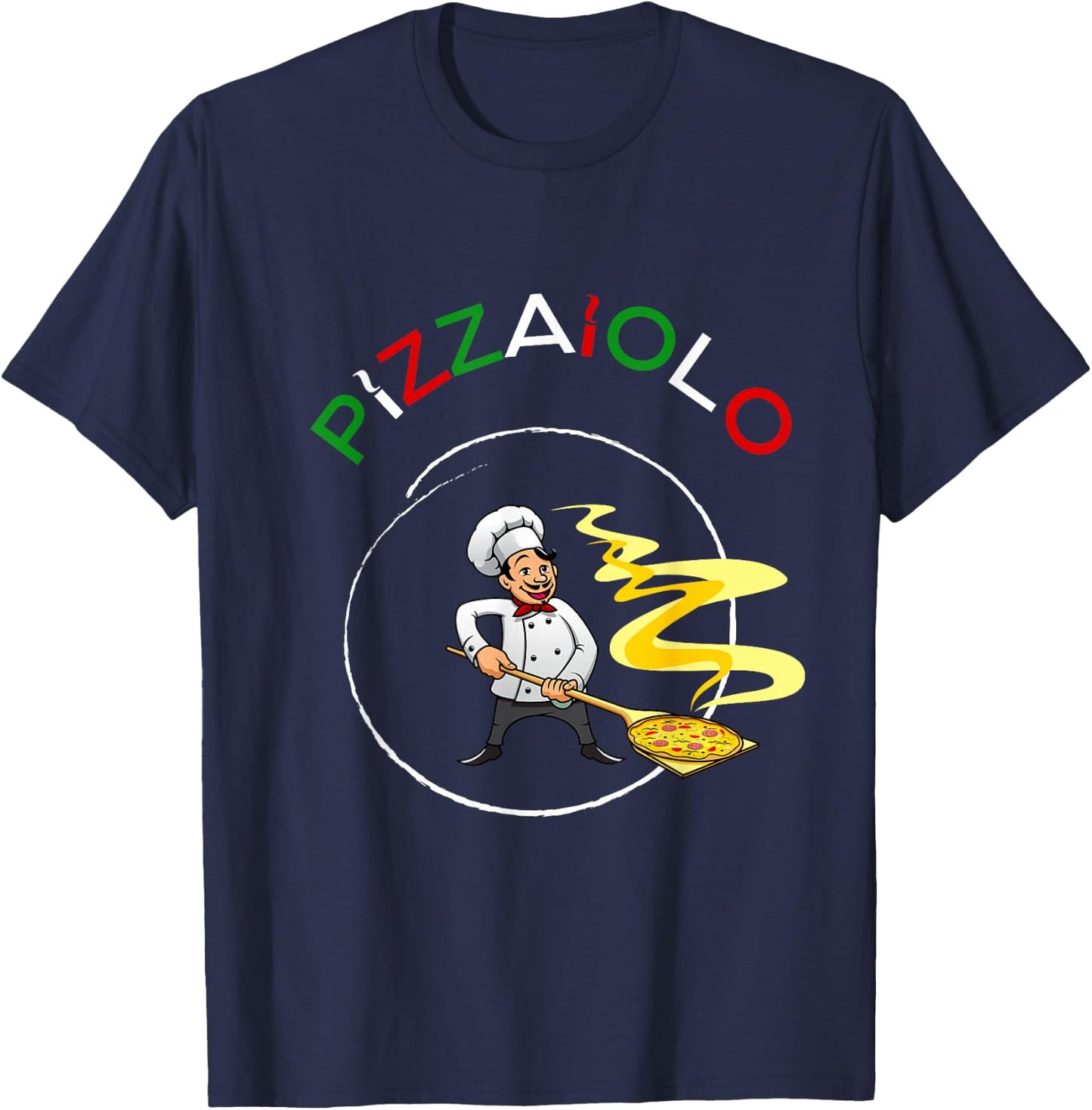 Pizzaiolo for Pizzaiolo , Black, S T-Shirt - T-Shirt | Navy