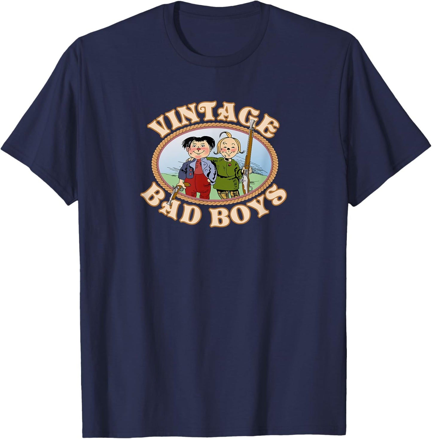 Vintage Bad Boys T-Shirt - T-Shirt | Navy