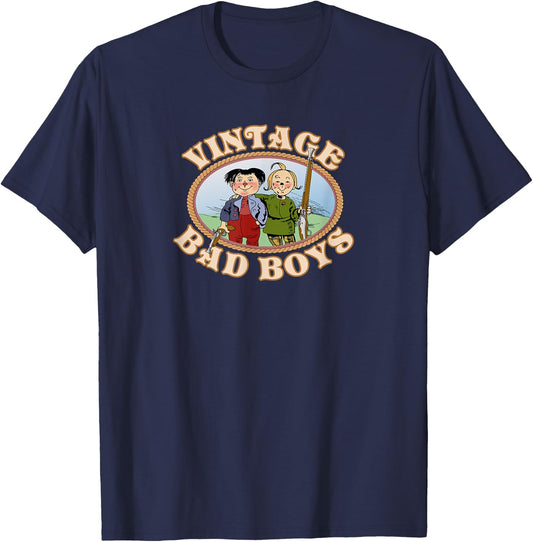 Vintage Bad Boys T-Shirt - T-Shirt | Navy