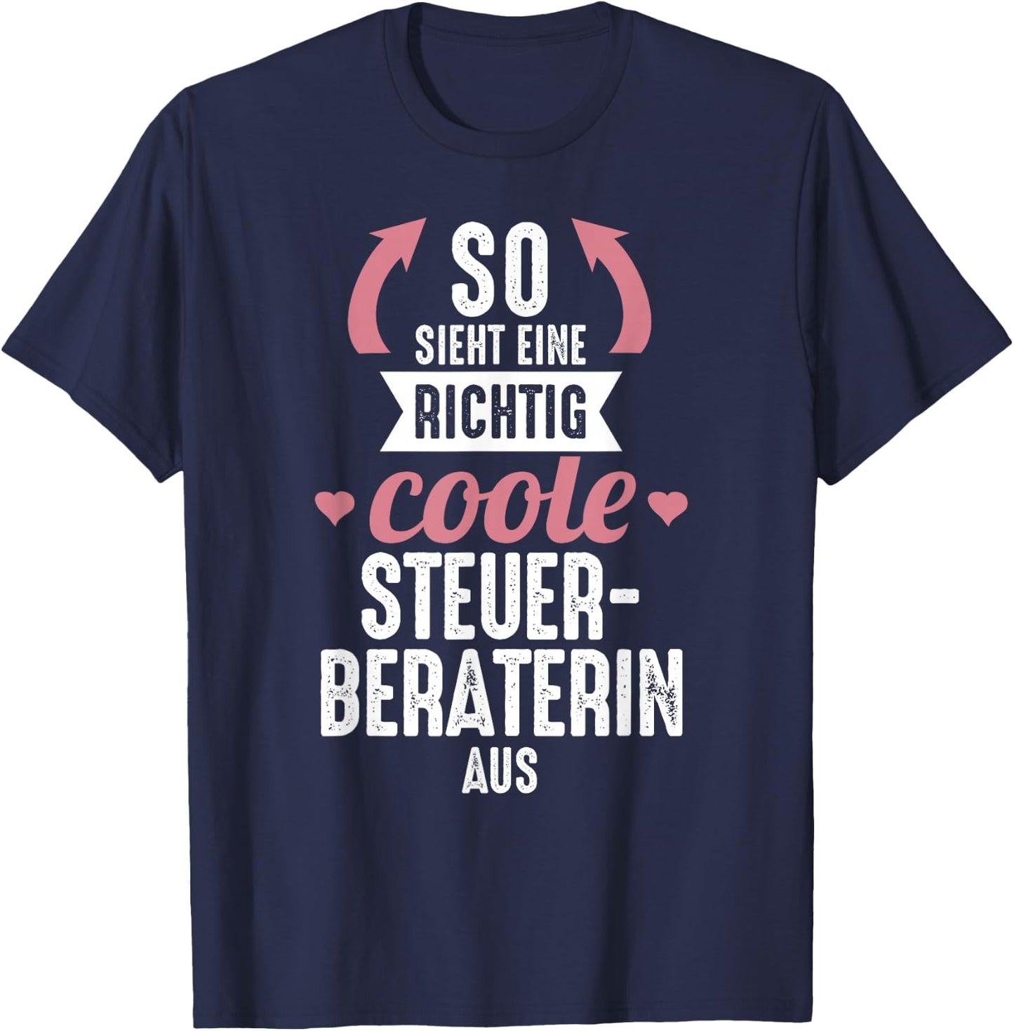 So sieht coole beste Steuerberaterin aus Geschenk Steuern , black T-Shirt - T-Shirt | Navy