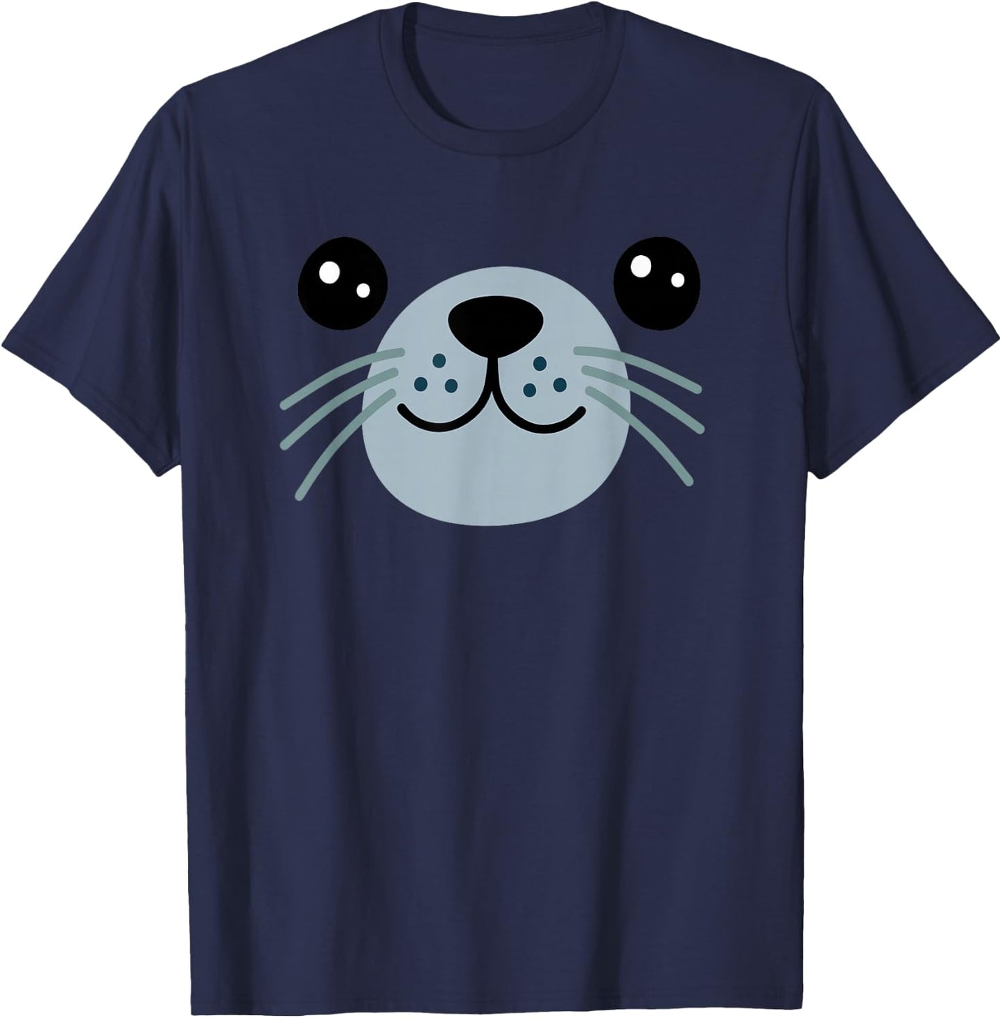 Seal Face Halloween Costume Group Kids Toddler Baby 5T 4T T-Shirt - T-Shirt | Navy
