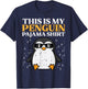 This Is My Penguin Pajama Shirt Girls Boys Kids Women Men T-Shirt - T-Shirt | Navy