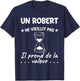 Robert Value | Birthday Funny Funny Dad Father Name , Black, S T-Shirt - T-Shirt | Navy