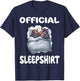 Hippopotamus Hippo Official Sleepshirt Pajamas Nightgown T-Shirt - T-Shirt | Navy