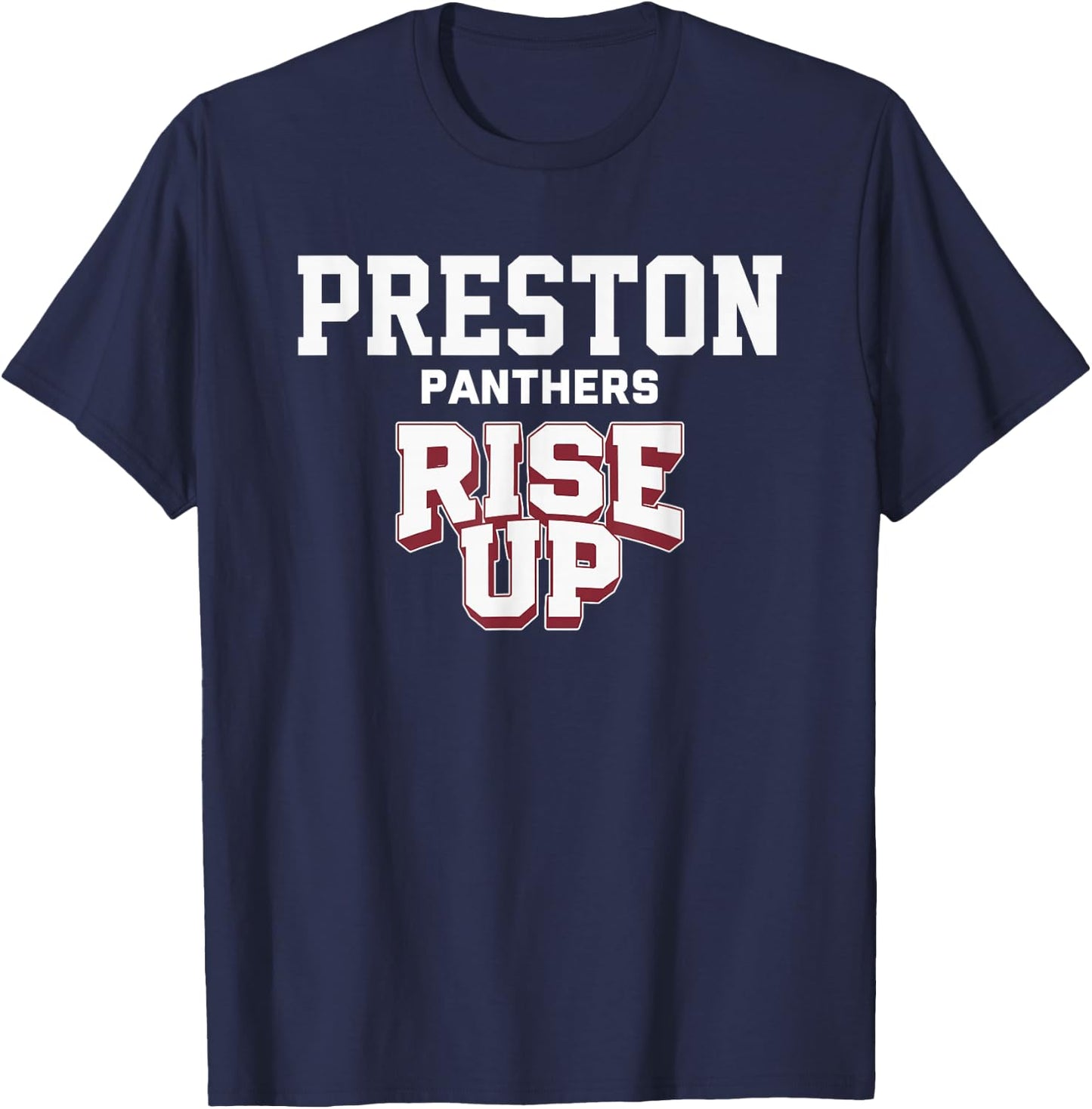 Preston Panthers Rise Up HS T-Shirt - T-Shirt | Navy