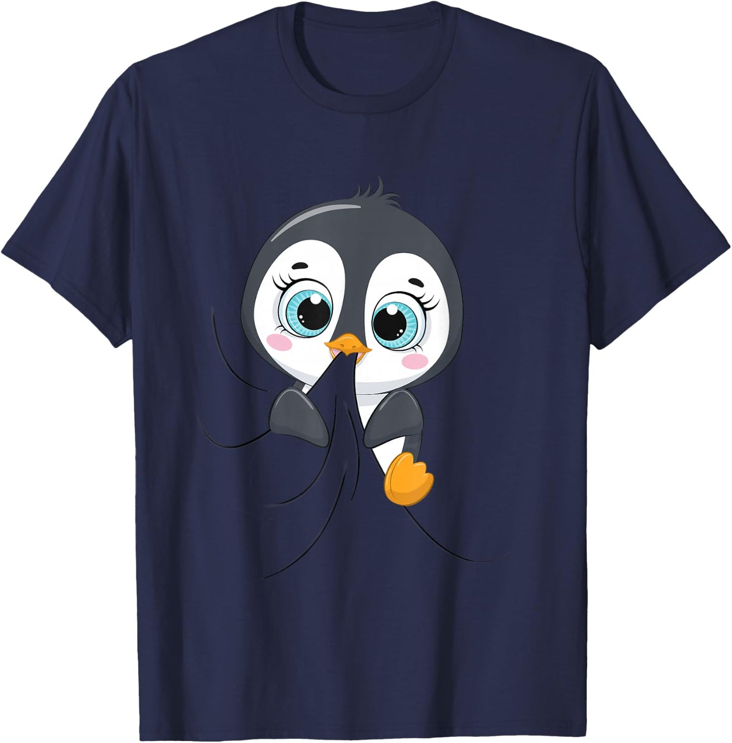 Offizielles Schlafshirt Pinguin Schlafanzug Penguin Schlafen T-Shirt - T-Shirt | Navy