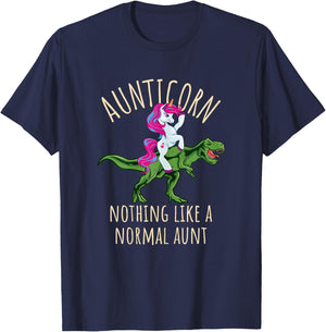 Aunticorn Nothing Normal T-Shirt - T-Shirt | Navy
