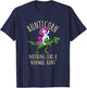 Aunticorn Nothing Normal T-Shirt - T-Shirt | Navy