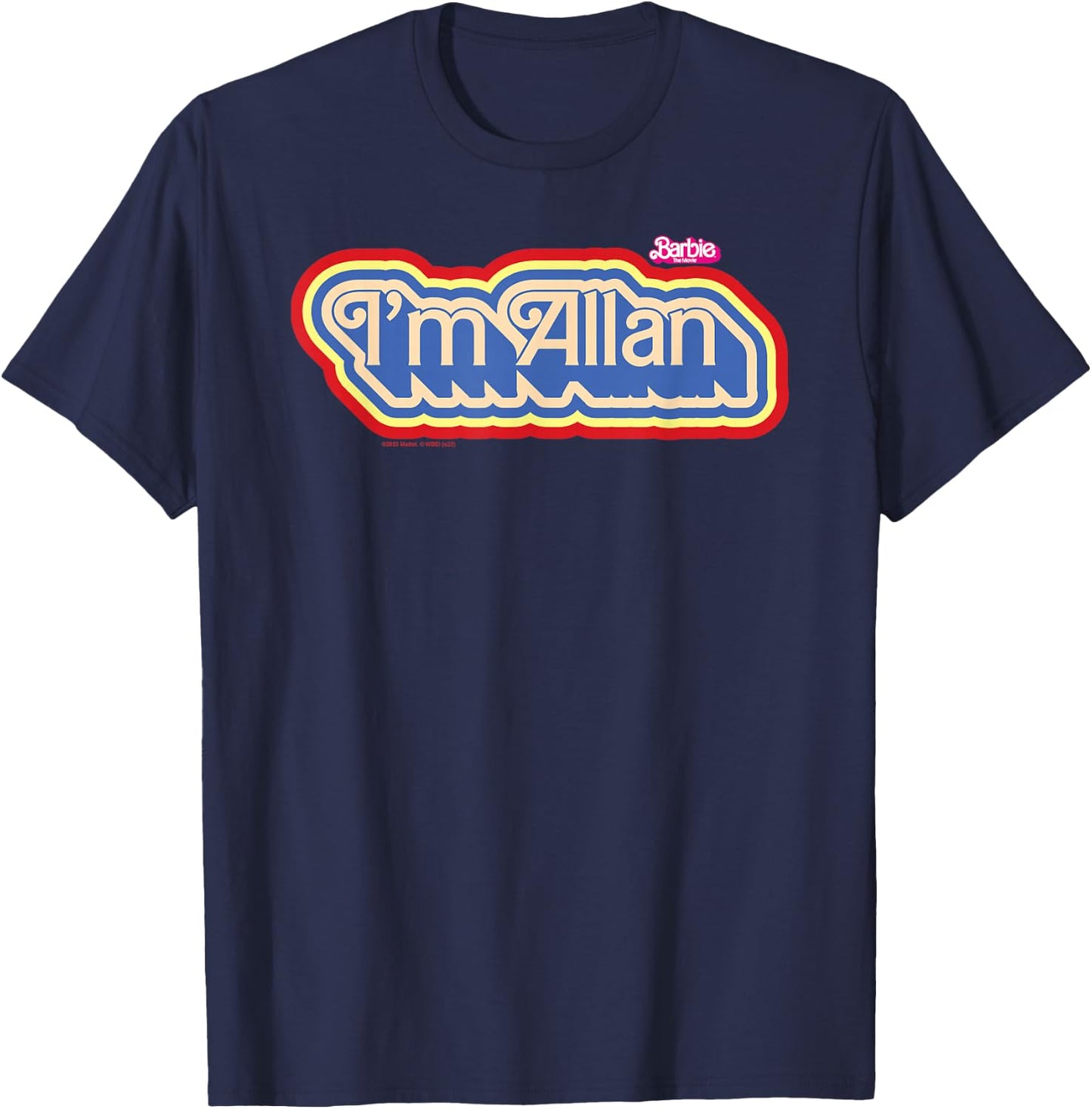 Barbie The Movie - I'm Allan T-Shirt - T-Shirt | Navy