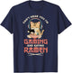 Gaming Can't Hear You Gaming and Ramen Funny Gamer Cat T-Shirt - T-Shirt | Navy