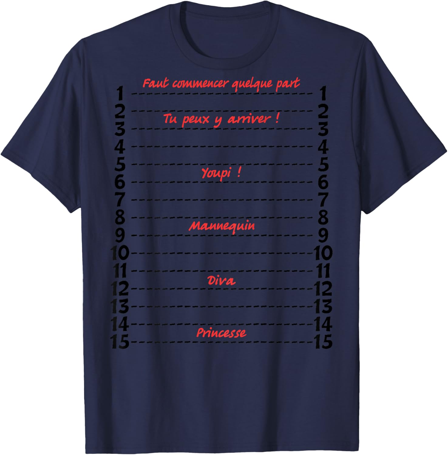 Hair Length Measurement, Follow Your Long Hair , white, S T-Shirt - T-Shirt | Navy