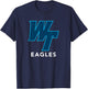 Wake Tech Eagles Wake Tech Community College WT Eagles Mark T-Shirt - T-Shirt | Navy