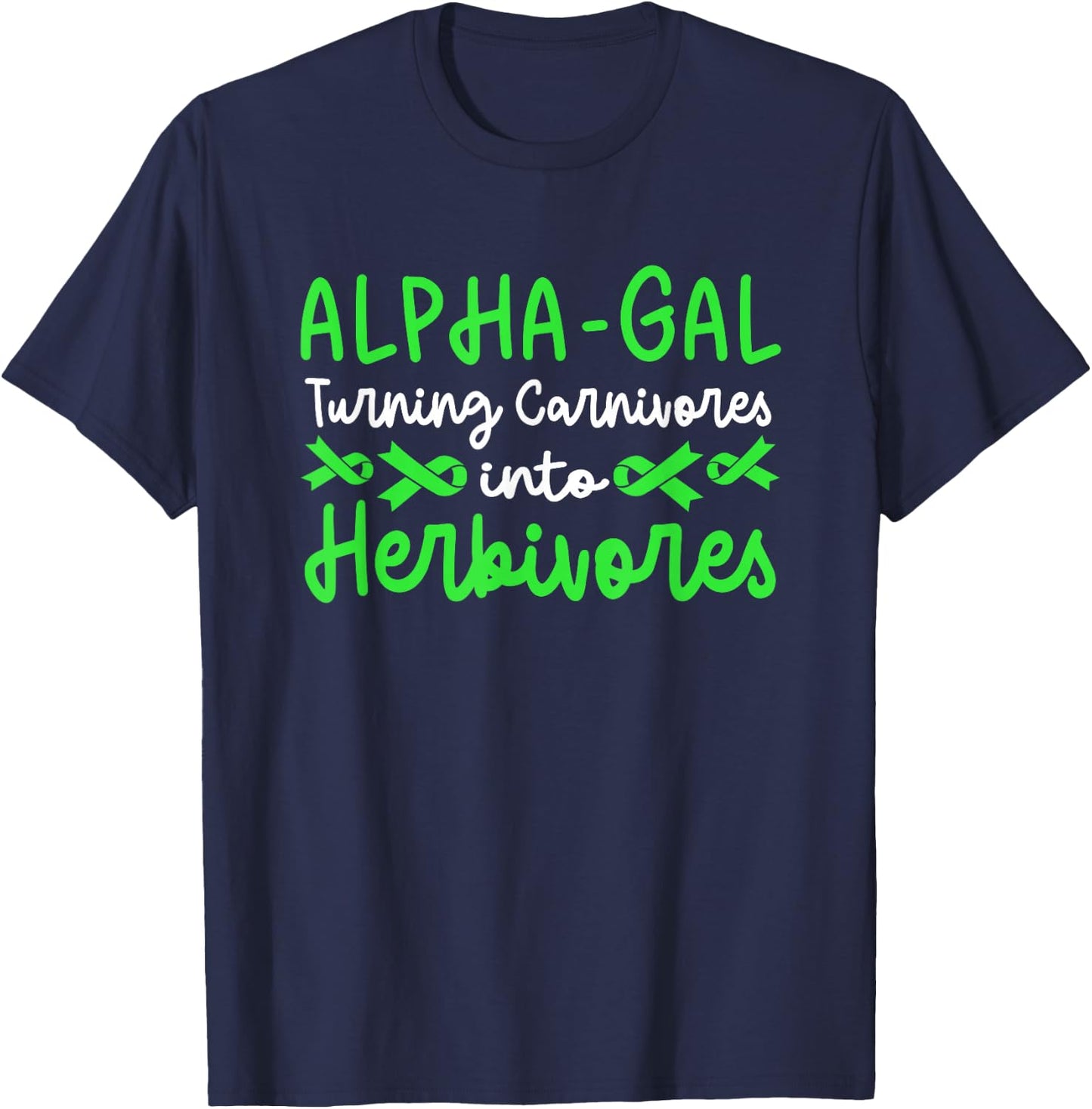 Alpha-Gal Syndrome T-Shirt - T-Shirt | Navy