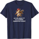 Funny Christmas Squirrel Santa Hat Exterior Illumination T-Shirt - T-Shirt | Navy