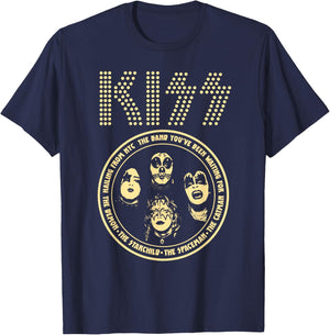 KISS - Hailing From NYC T-Shirt - T-Shirt | Navy