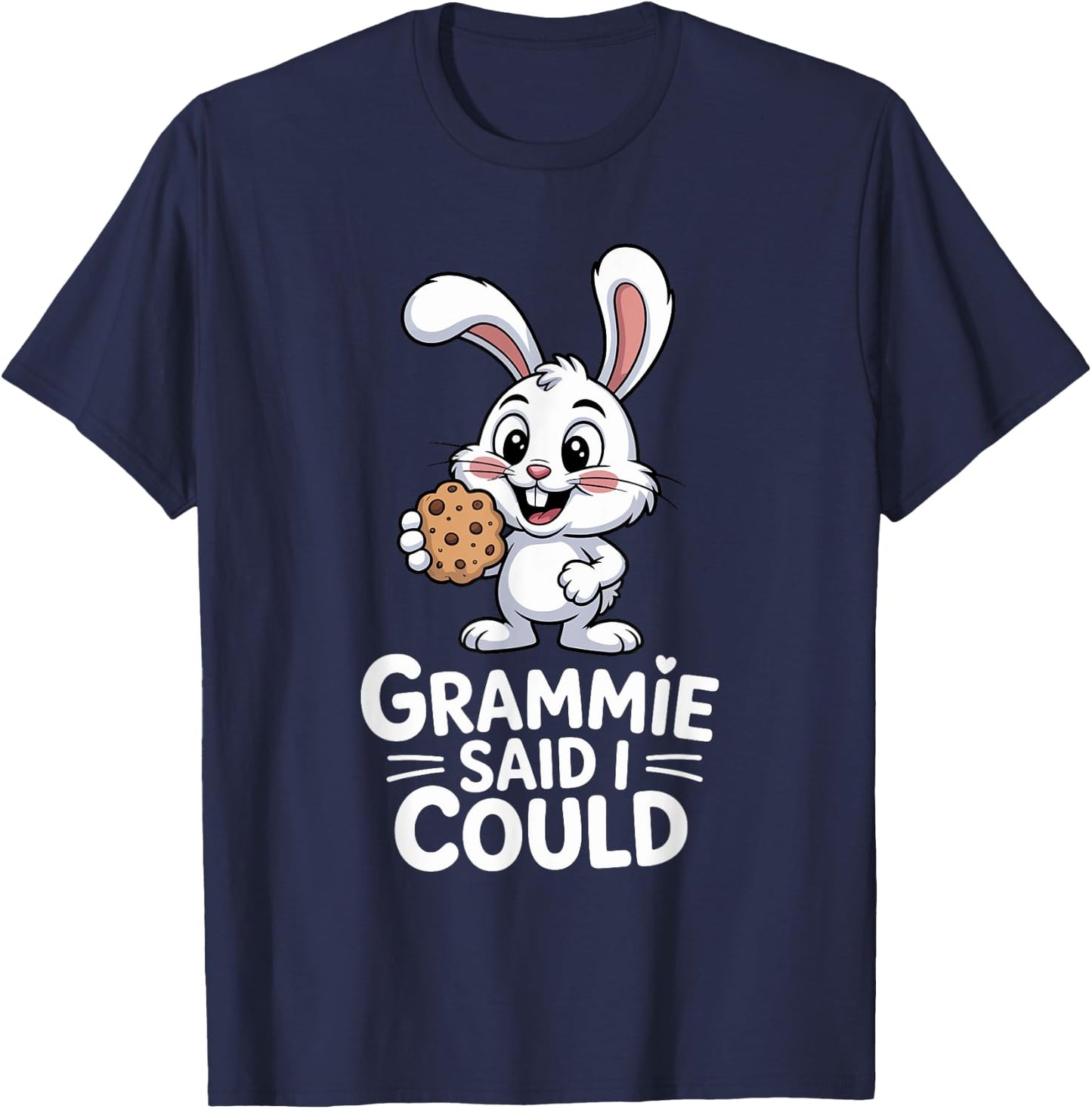 Funny Grammie Said I Could Agile Rabbit Toddler Grandma T-Shirt - T-Shirt | Navy