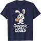 Funny Grammie Said I Could Agile Rabbit Toddler Grandma T-Shirt - T-Shirt | Navy