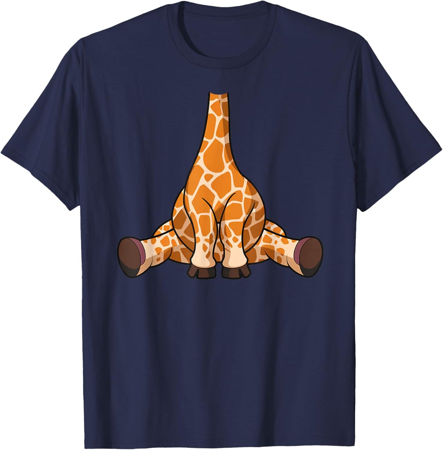 Giraffe Costume , black T-Shirt - T-Shirt | Navy
