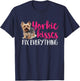 Yorkshire Terrier Dog Yorkie - Yorkie kisses fix everything T-Shirt - T-Shirt | Navy