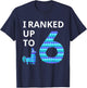 I Ranked Up to 6 Birthday Video Game Llama Piñata Birthday T-Shirt - T-Shirt | Navy