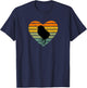 I Love Chick Vintage Farm Rooster Hen Chicken Easter , black T-Shirt - T-Shirt | Navy