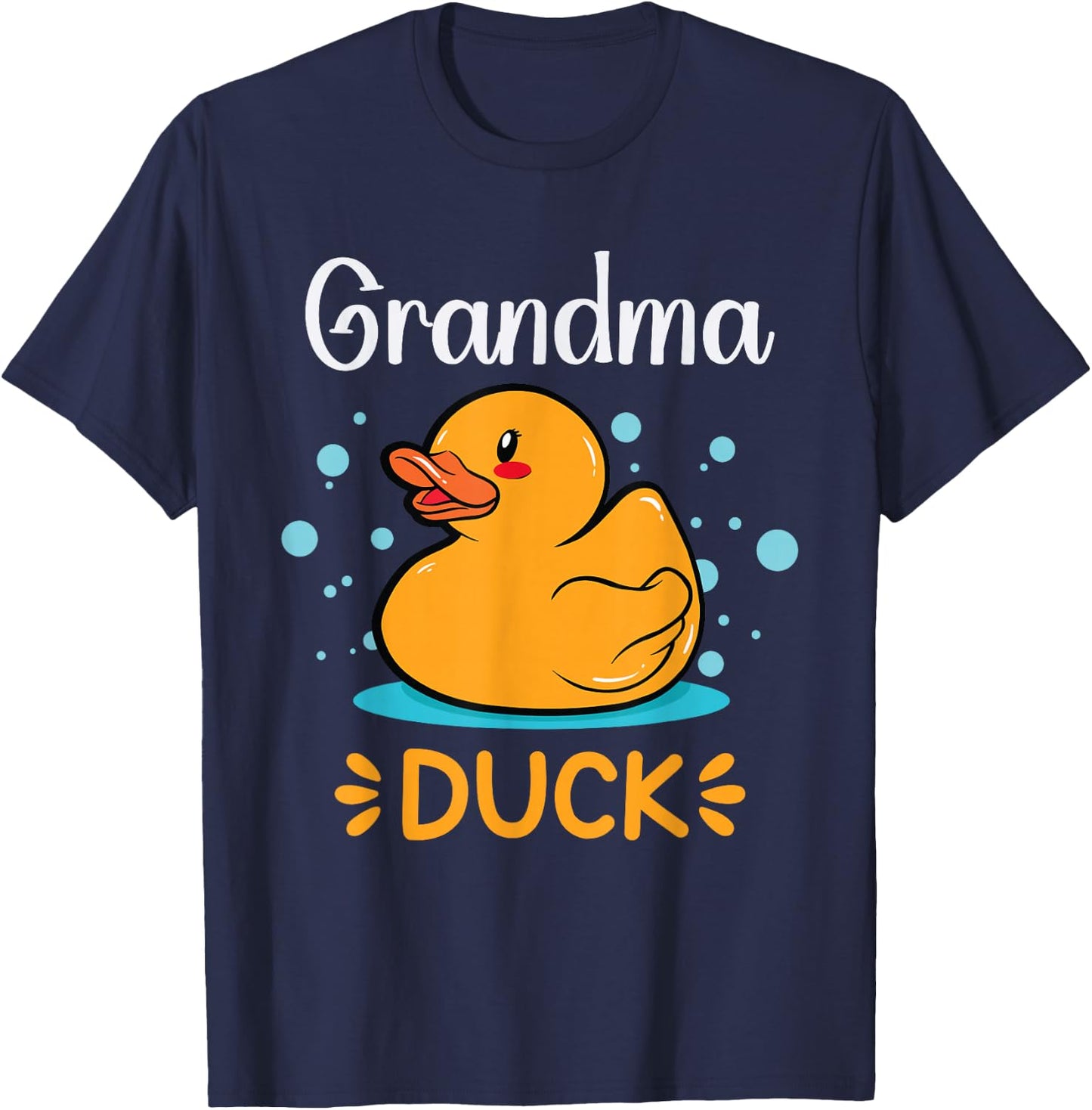 Rubber Duckies Grandma Duck Rubber Duck T-Shirt - T-Shirt | Navy