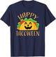 Happy Tacoween Taco Food Halloween Pun Shirts Premium Shirt T-Shirt - T-Shirt | Navy