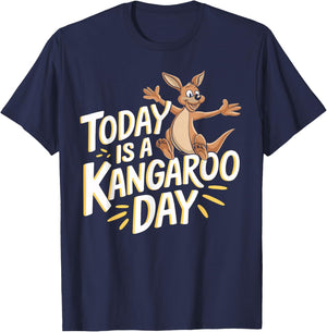 Today is a Kangaroo Day Design Kangaroo Lover Stuff Kangaroo T-Shirt - T-Shirt | Navy