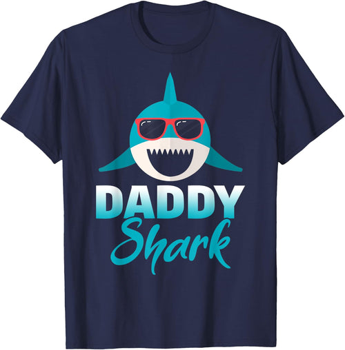 Daddy Shark Wearing Cool Sunglasses Dad Gift