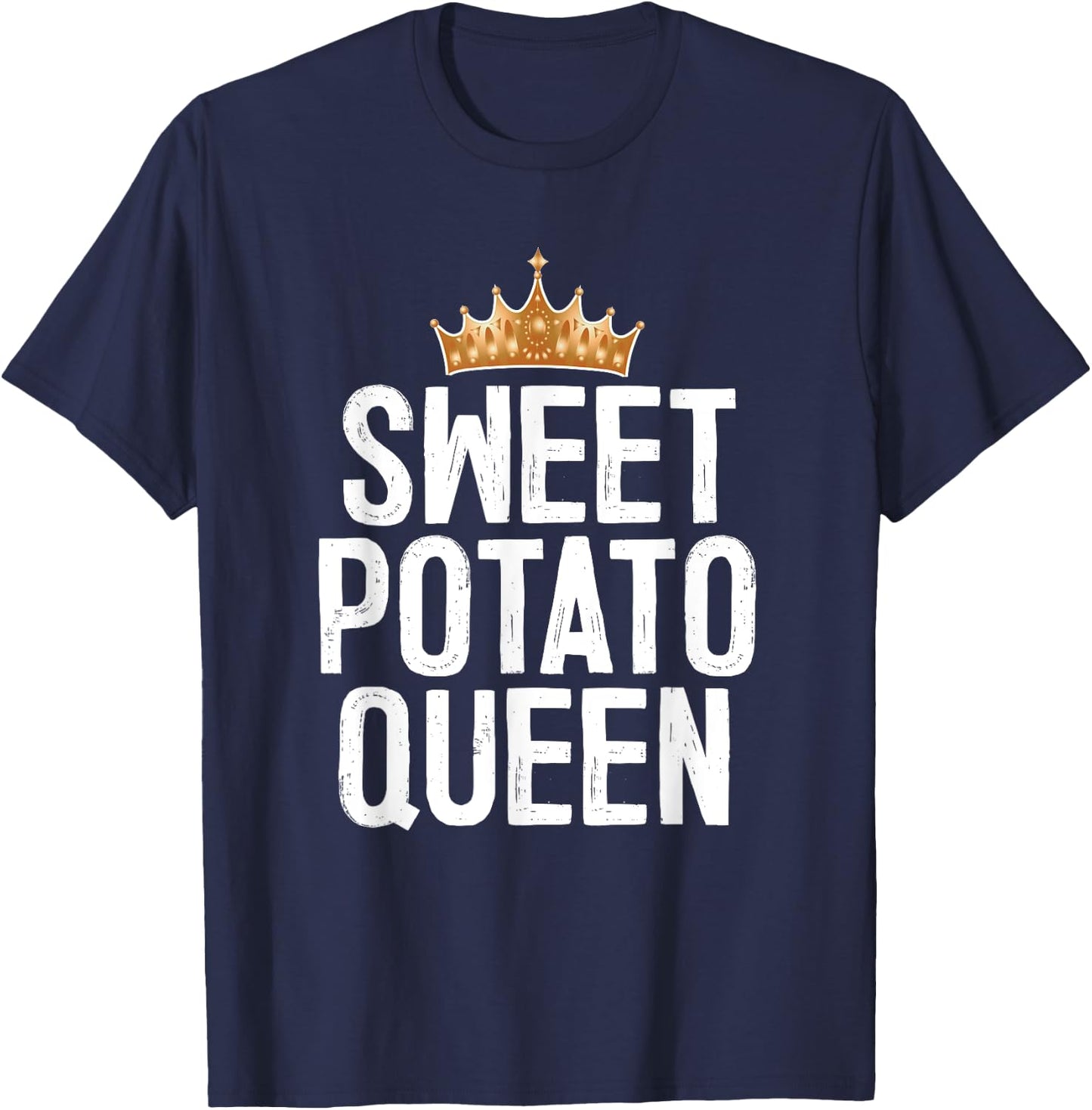Sweet Potato Queen T-Shirt - T-Shirt | Navy