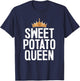 Sweet Potato Queen T-Shirt - T-Shirt | Navy
