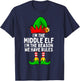 I'm The Middle Elf Matching Family Christmas T-Shirt - T-Shirt | Navy