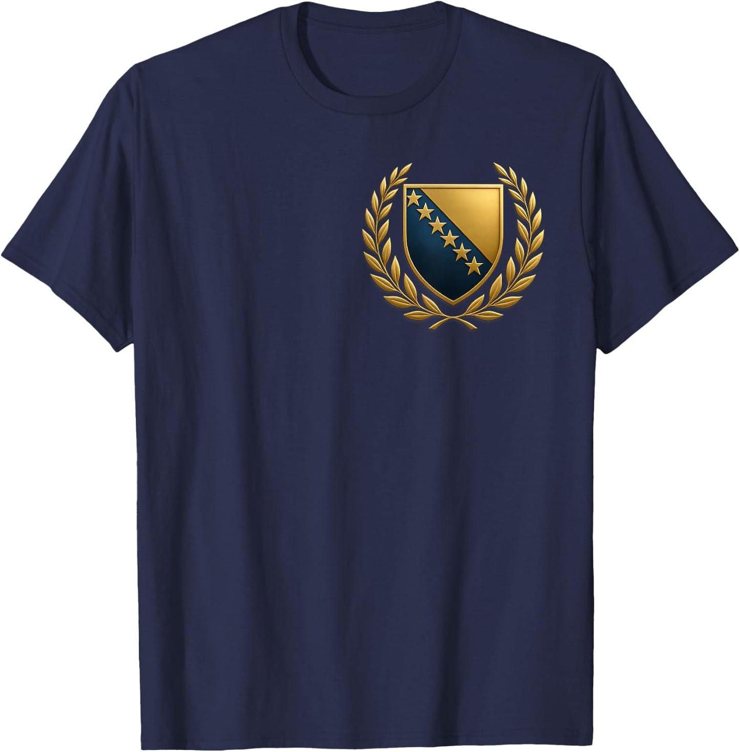 Bosnisches Wappen - Bosna i Hercegovina T-Shirt - T-Shirt | Navy