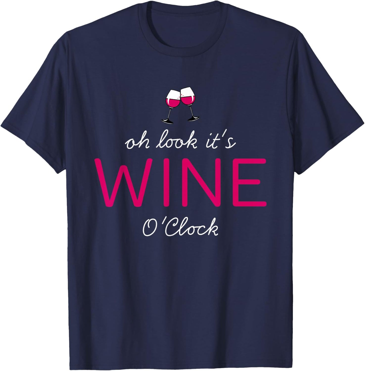 Wine Design Women and Ladies Funny Wine Lover Saying , black T-Shirt - T-Shirt | Navy