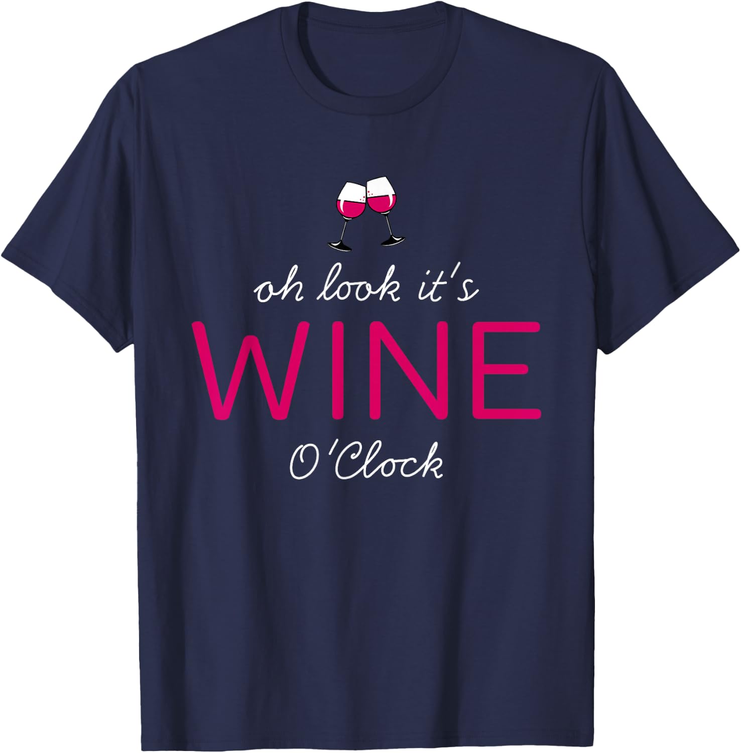 Wine Design Women and Ladies Funny Wine Lover Saying , black T-Shirt - T-Shirt | Navy