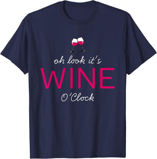 Wine Design Women and Ladies Funny Wine Lover Saying , black T-Shirt - T-Shirt | Navy