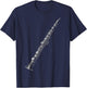 Clarinet Music Instrument Motif Art Clarinet T-Shirt - T-Shirt | Navy