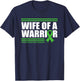 Wife Of A Warrior Traumatic Brain Injury T-Shirt - T-Shirt | Navy