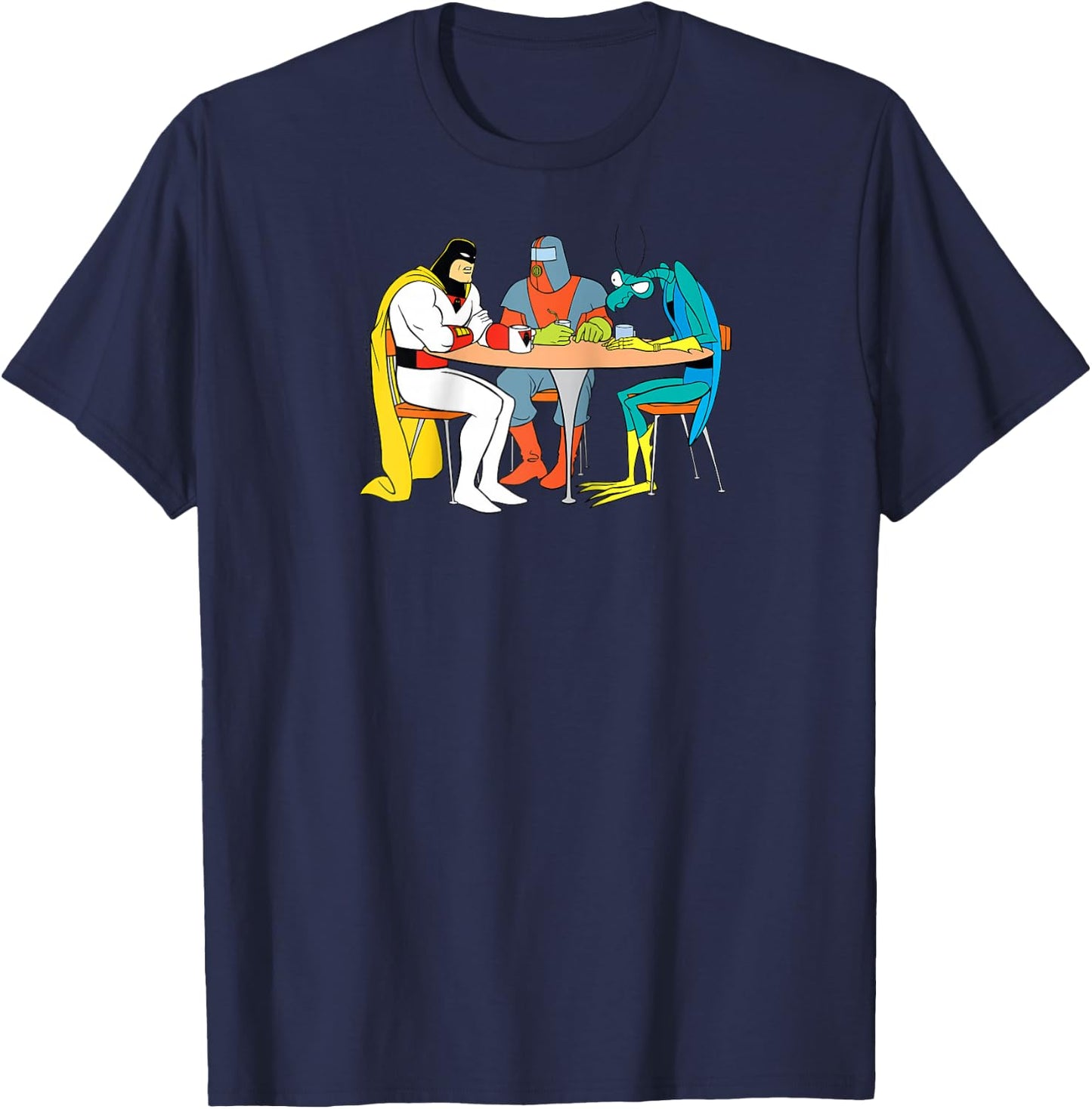 Space Ghost Coast to Coast Brak & Zorak Raglan Baseball T-Shirt - T-Shirt | Navy