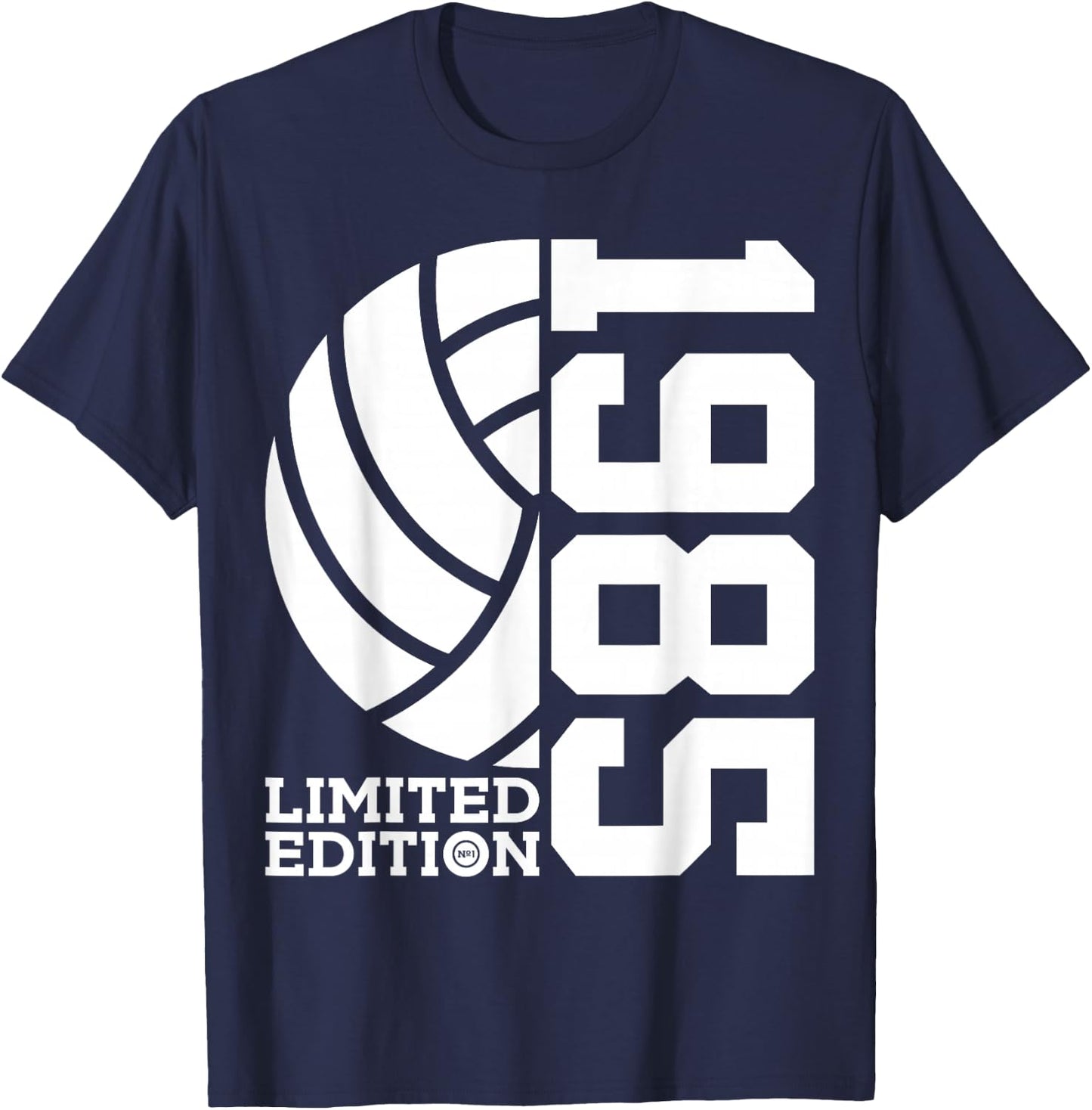 41. Geburtstag Volleyball Limited Edition 1985 T-Shirt - T-Shirt | Navy
