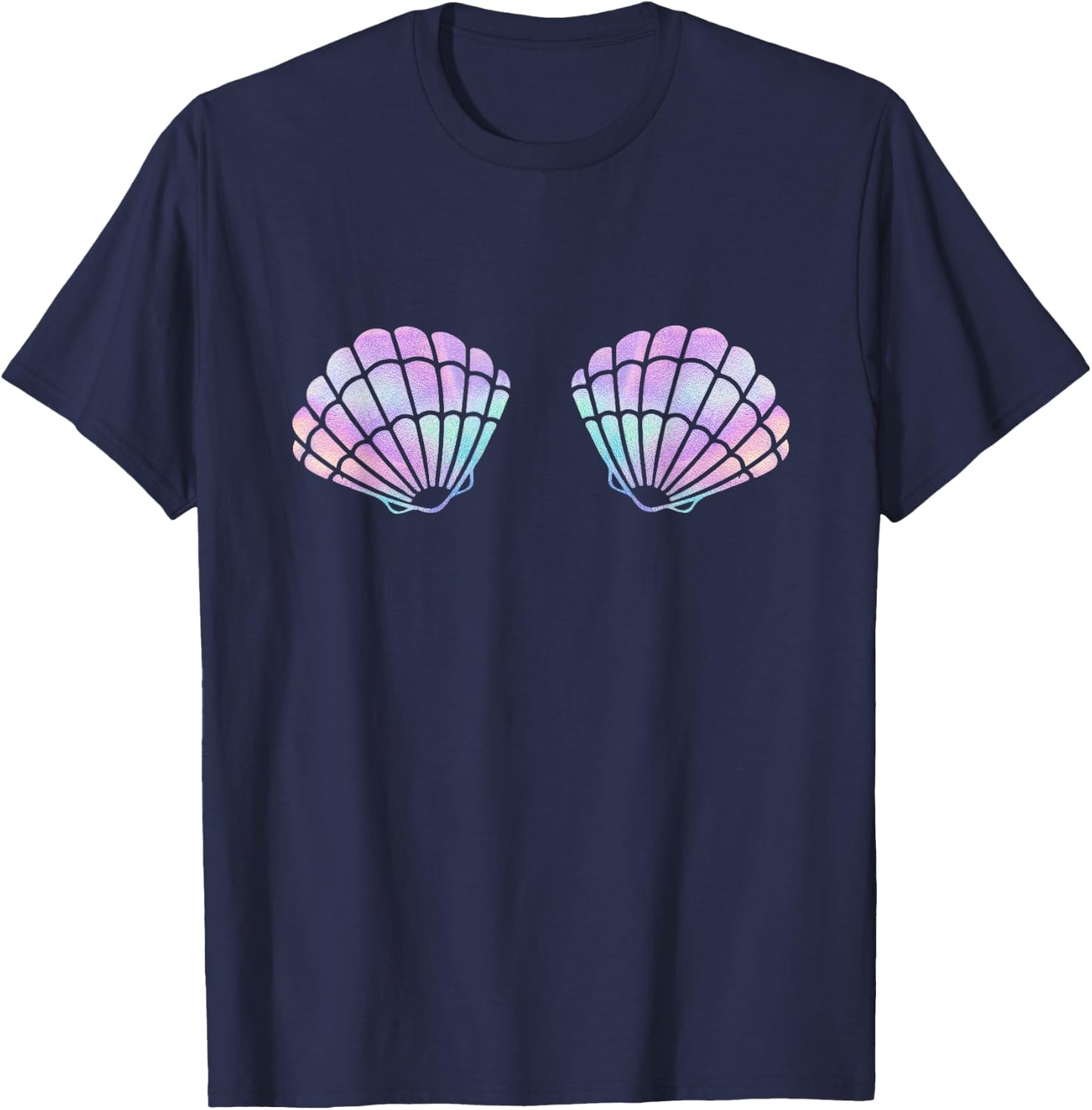 Mermaid Costume Fancy Dress Carnival , black T-Shirt - T-Shirt | Navy