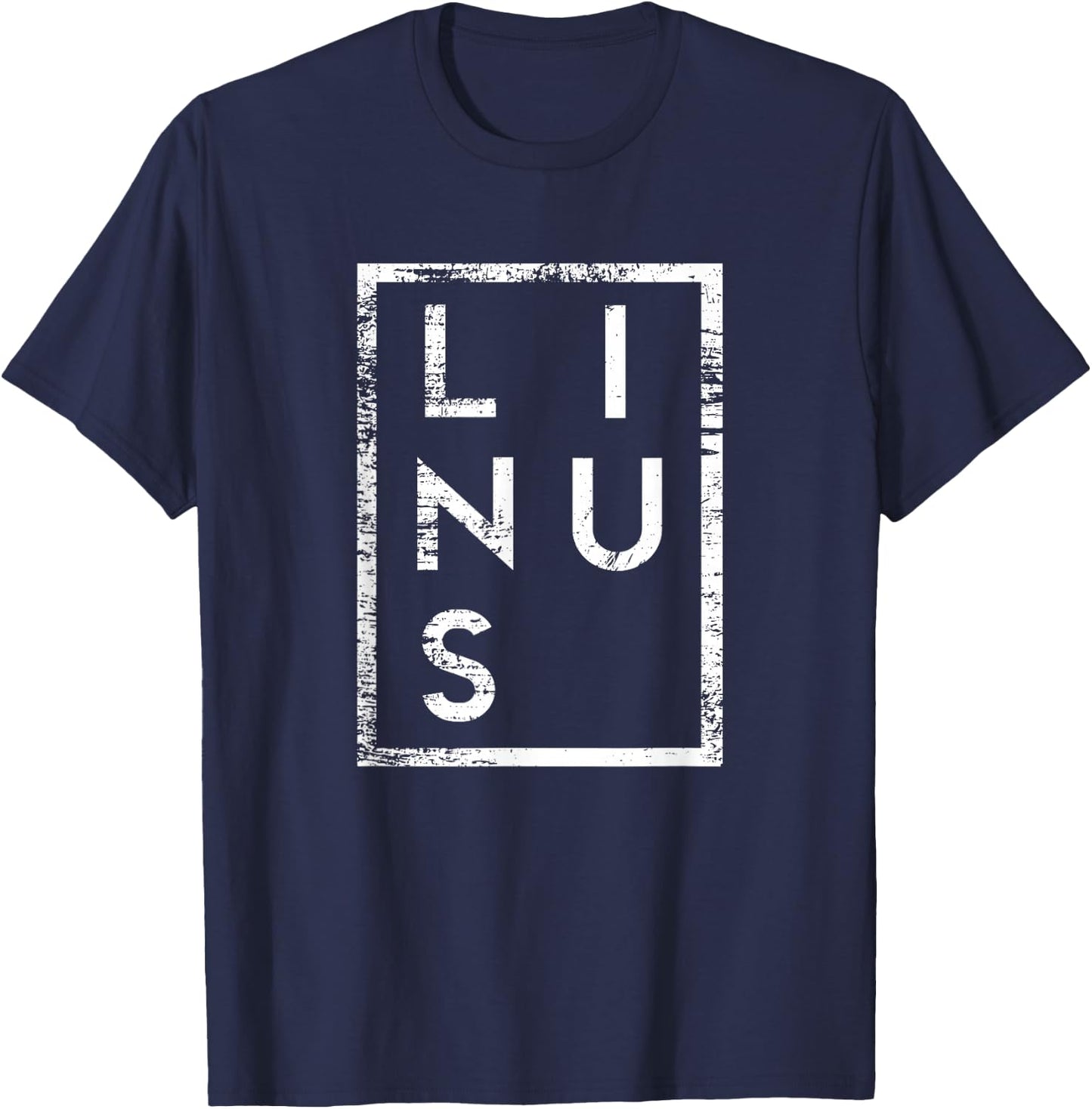 Linus Minimalismus T-Shirt - T-Shirt | Navy