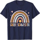 Children's Big Sister Rainbow , black T-Shirt - T-Shirt | Navy
