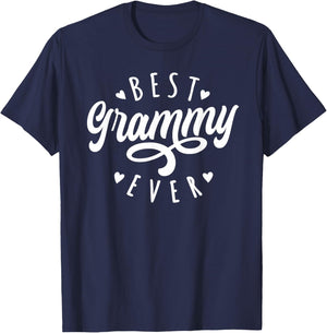 Best Grammy Ever Modern Calligraphy Font Mother's Day Grammy T-Shirt - T-Shirt | Navy