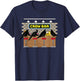 Crow Bar Pun Crowbar Crows Bartender Mechanic Word Game T-Shirt - T-Shirt | Navy