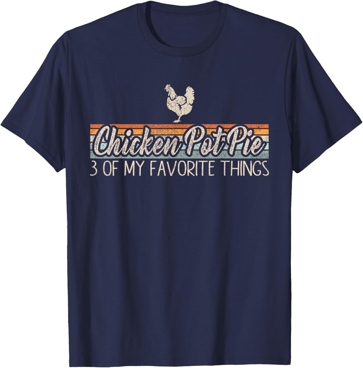 Vintage Chicken Pot Pie T-Shirt - T-Shirt | Navy